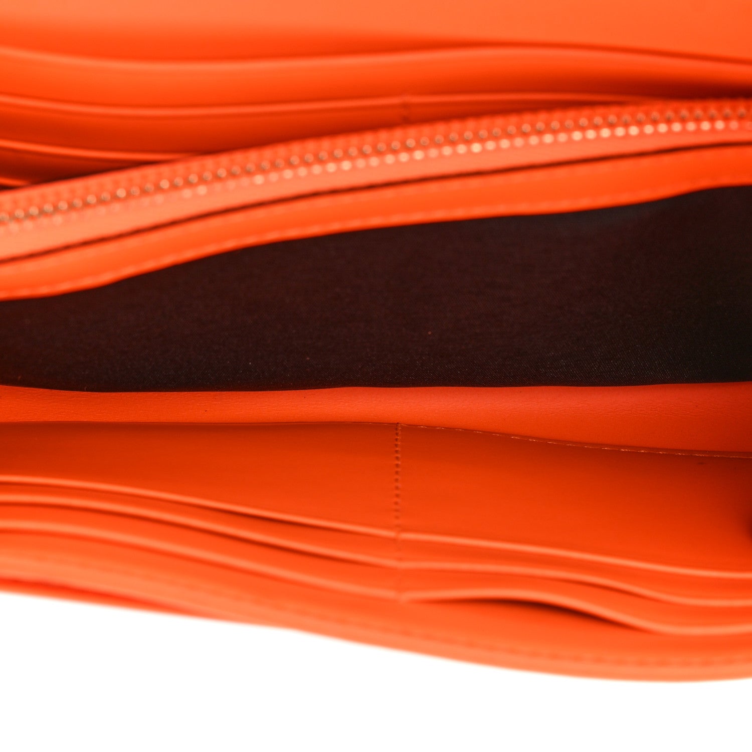 MCM Patent Two Tone Patricia Wallet On Chain Pink Orange 5 of 14