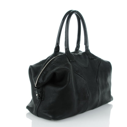Saint Laurent Pebbled Lambskin Medium Easy Sac Black 3 of 17
