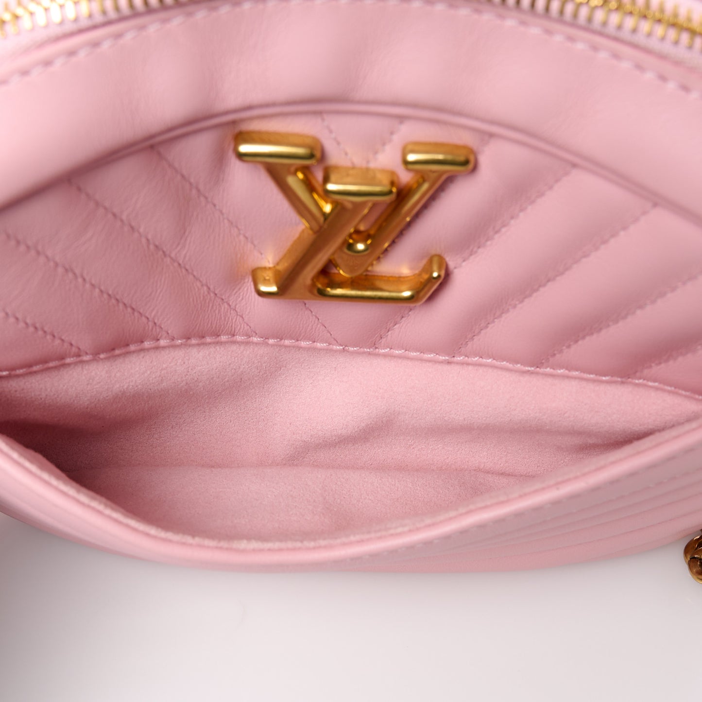 Calfskin New Wave Camera Bag Smoothie Pink