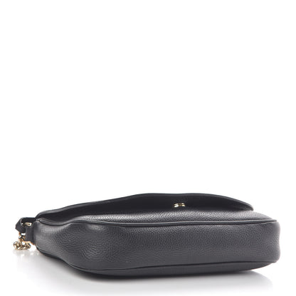 Gucci Pebbled Calfskin Medium Soho Flap Crossbody Black 4 of 17
