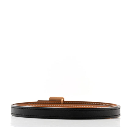 Hermes Swift Epsom 13mm As De Coeur Belt 70 28 Black Gold 2 of 6