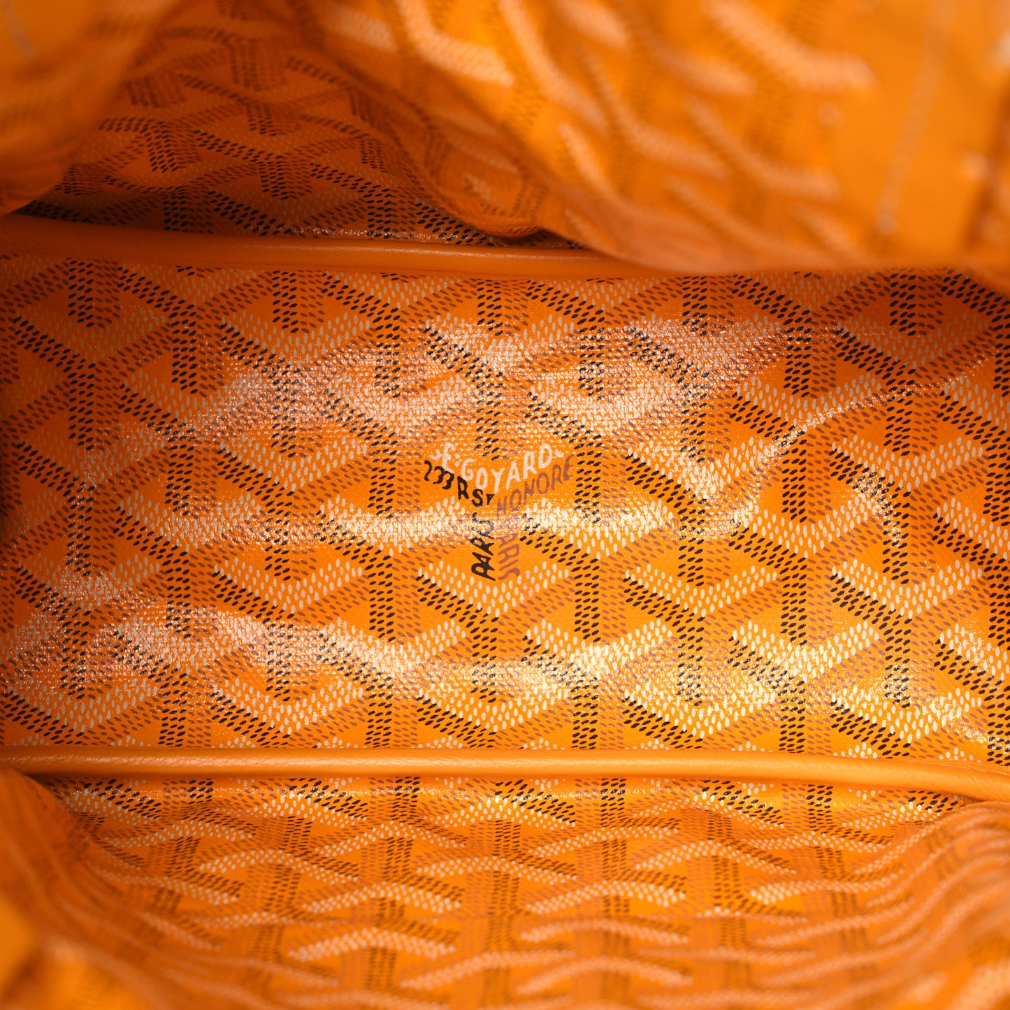Goyardine Reversible Mini Anjou Yellow