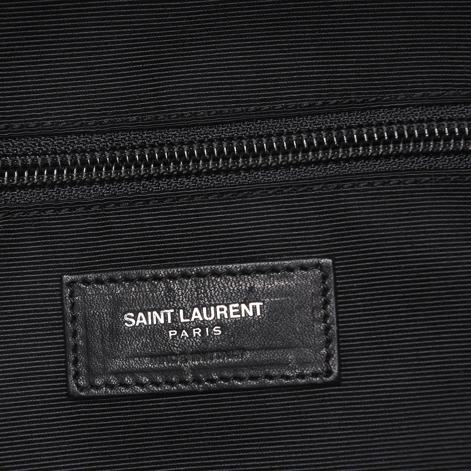 Saint Laurent Lambskin Delave Fringe Backpack Black 7 of 8