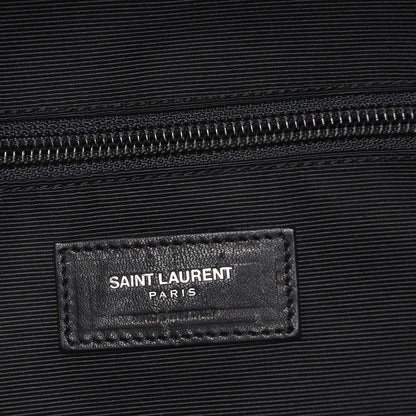 Saint Laurent Lambskin Delave Fringe Backpack Black 7 of 8