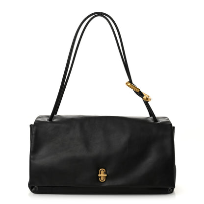Marc Jacobs Calfskin Large Dual Shoulder Bag Black 1 of 11