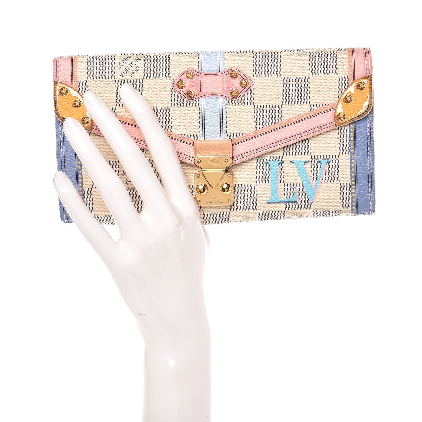 Damier Azur Summer Trunks Sarah Wallet NM