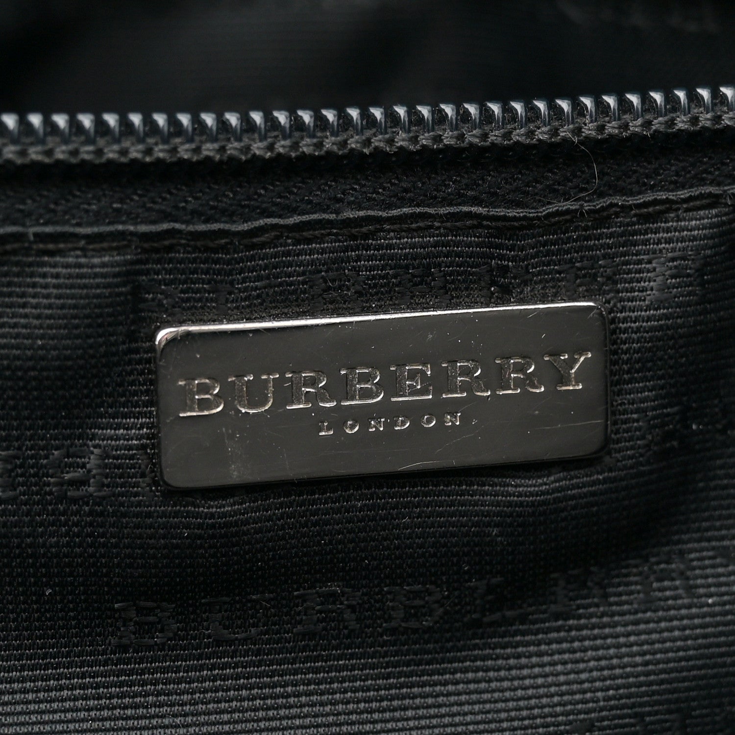 Burberry Vintage Check Tote Black 6 of 14