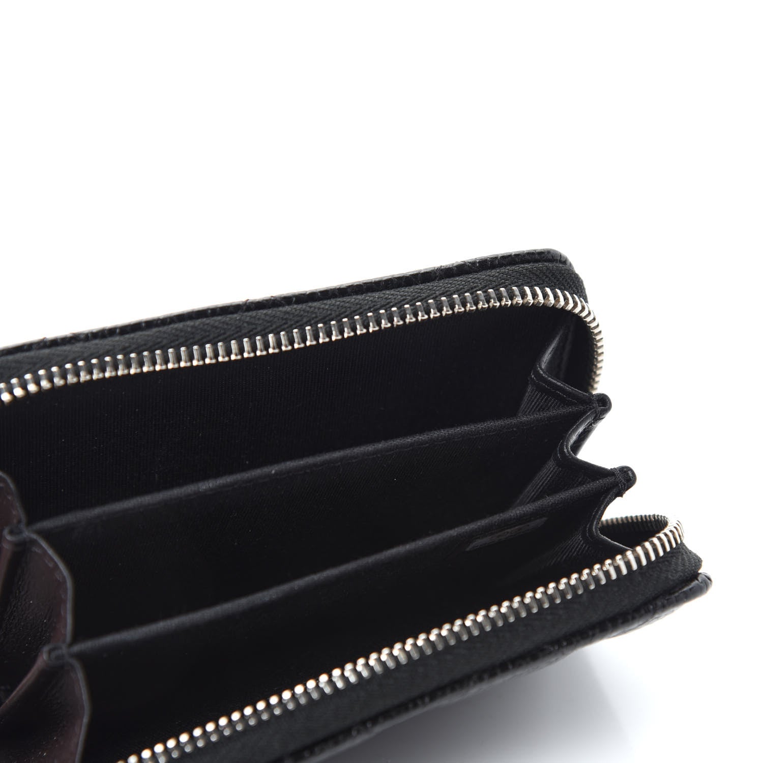 Chanel Caviar Quilted Incognito Zip Coin Purse Black 5 of 8
