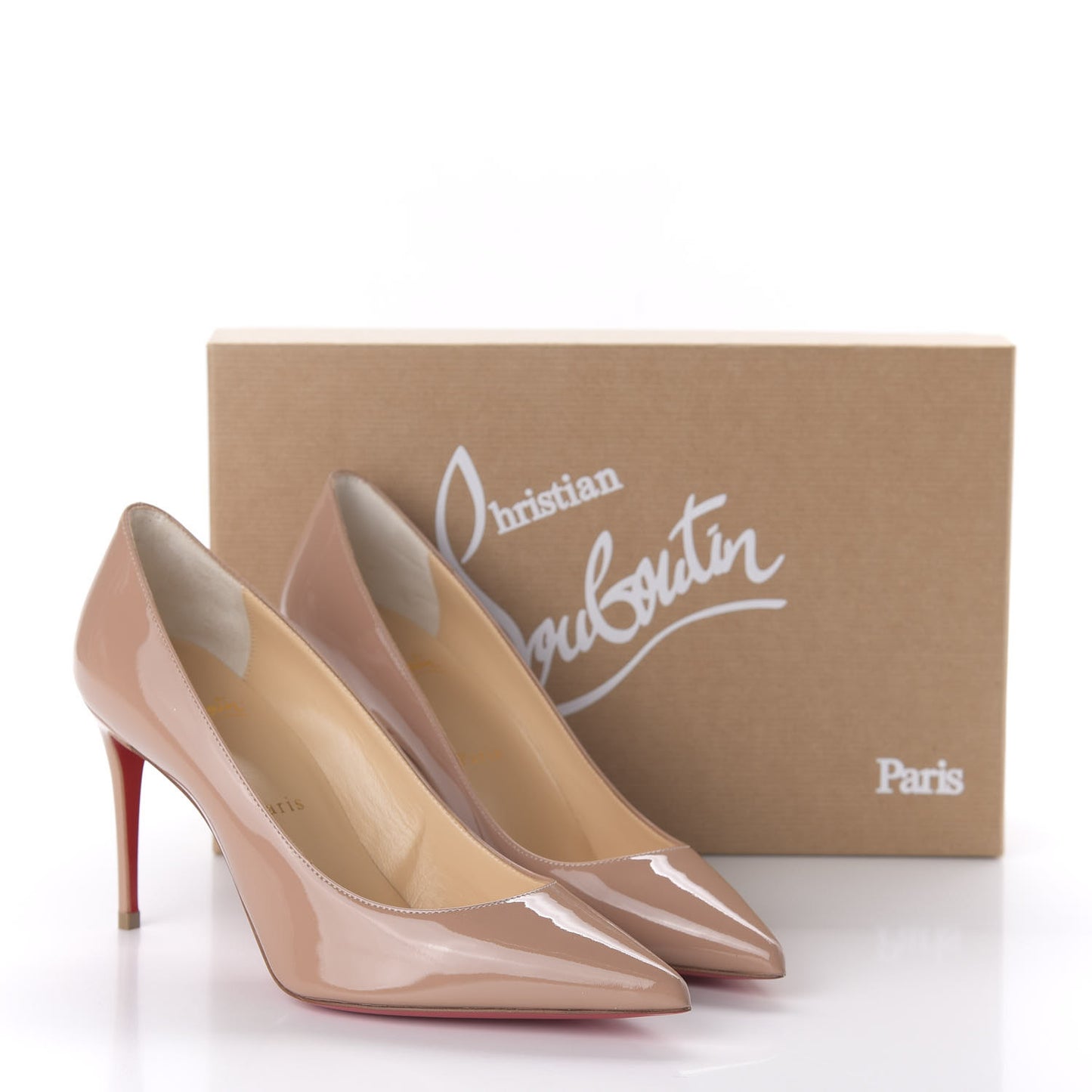 Patent Kate 85 Pumps 37 Nude