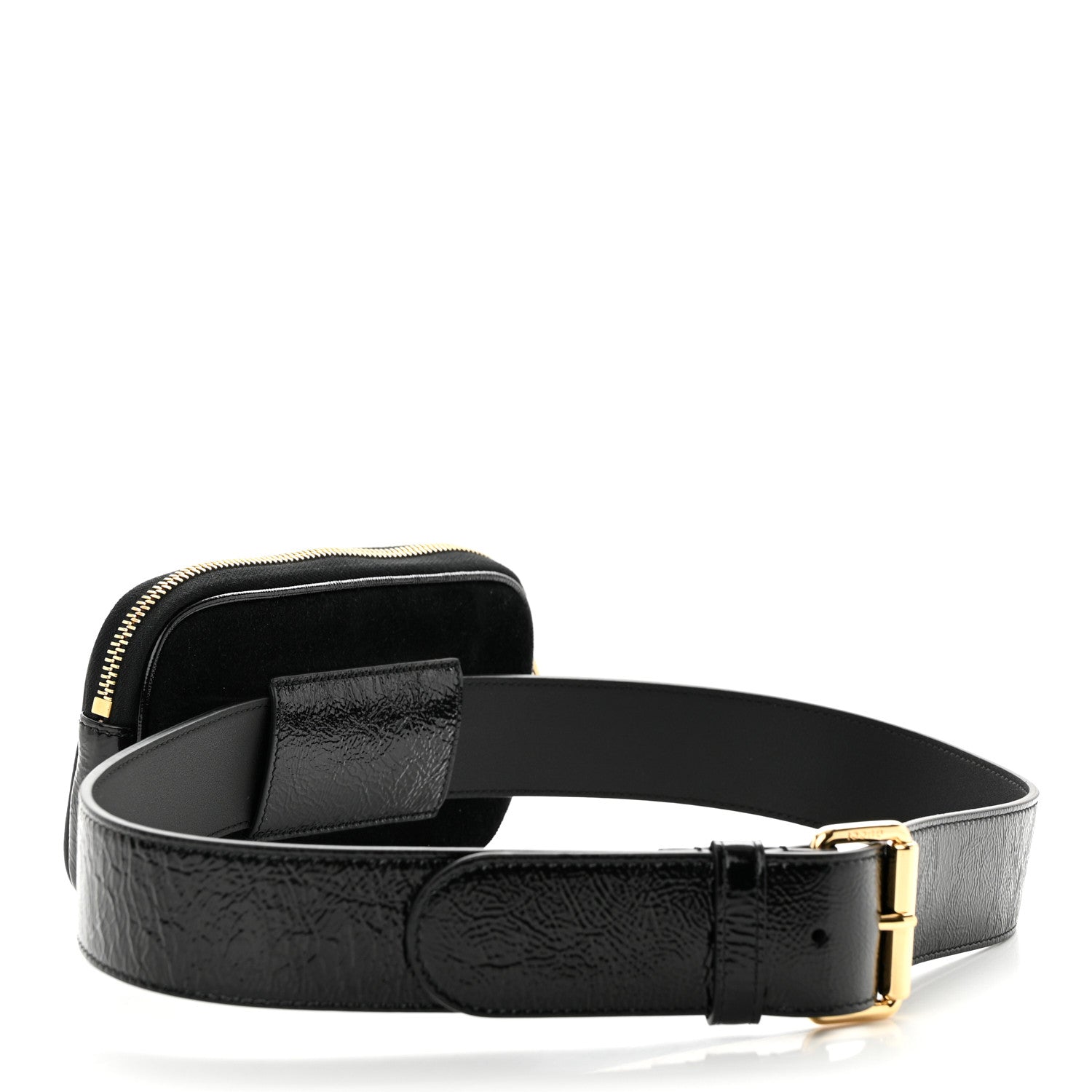 Gucci Suede Patent Ophidia Belted iPhone Case 85 34 Black 3 of 10