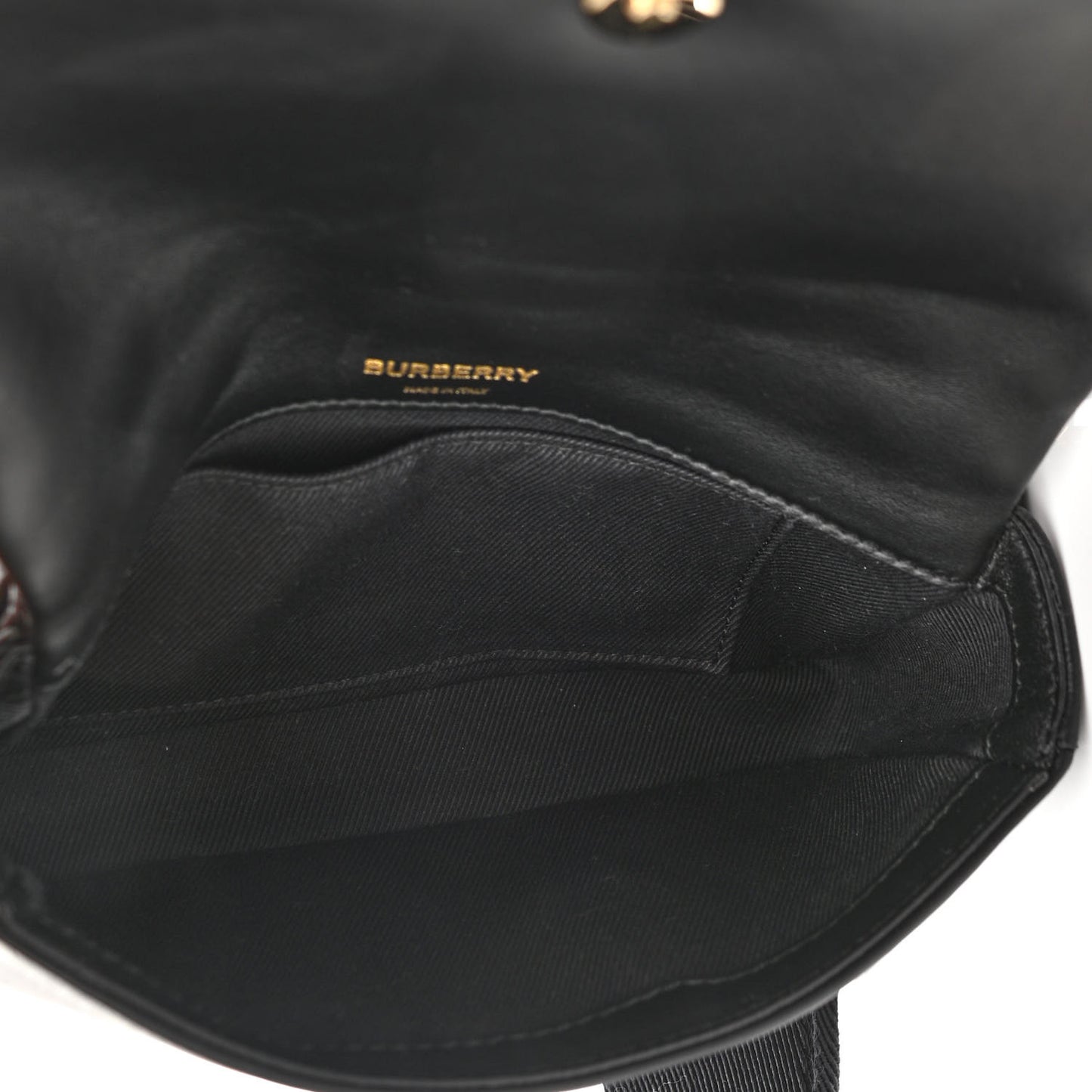 Lambskin Quilted Lola Bum Bag Black