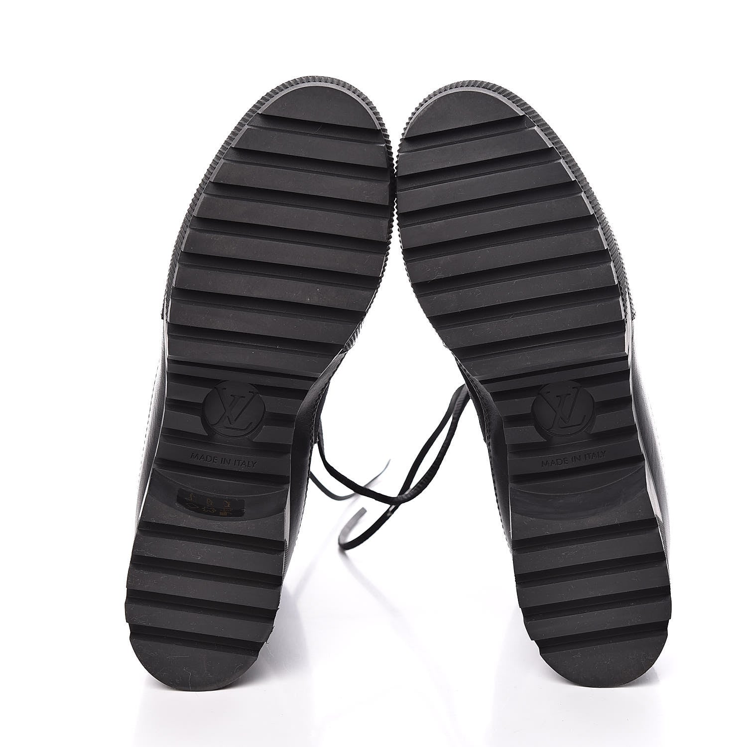 Louis Vuitton Suede Calfskin Monogram LV Black Heart Laureate Platform Desert Boots 40 Black 7 of 15