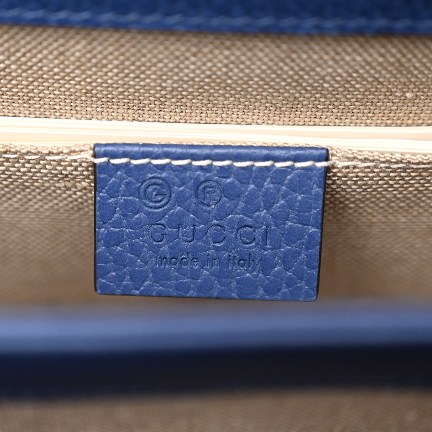 Gucci Dollar Calfskin Small Interlocking G Shoulder Bag Caspian 6 of 9
