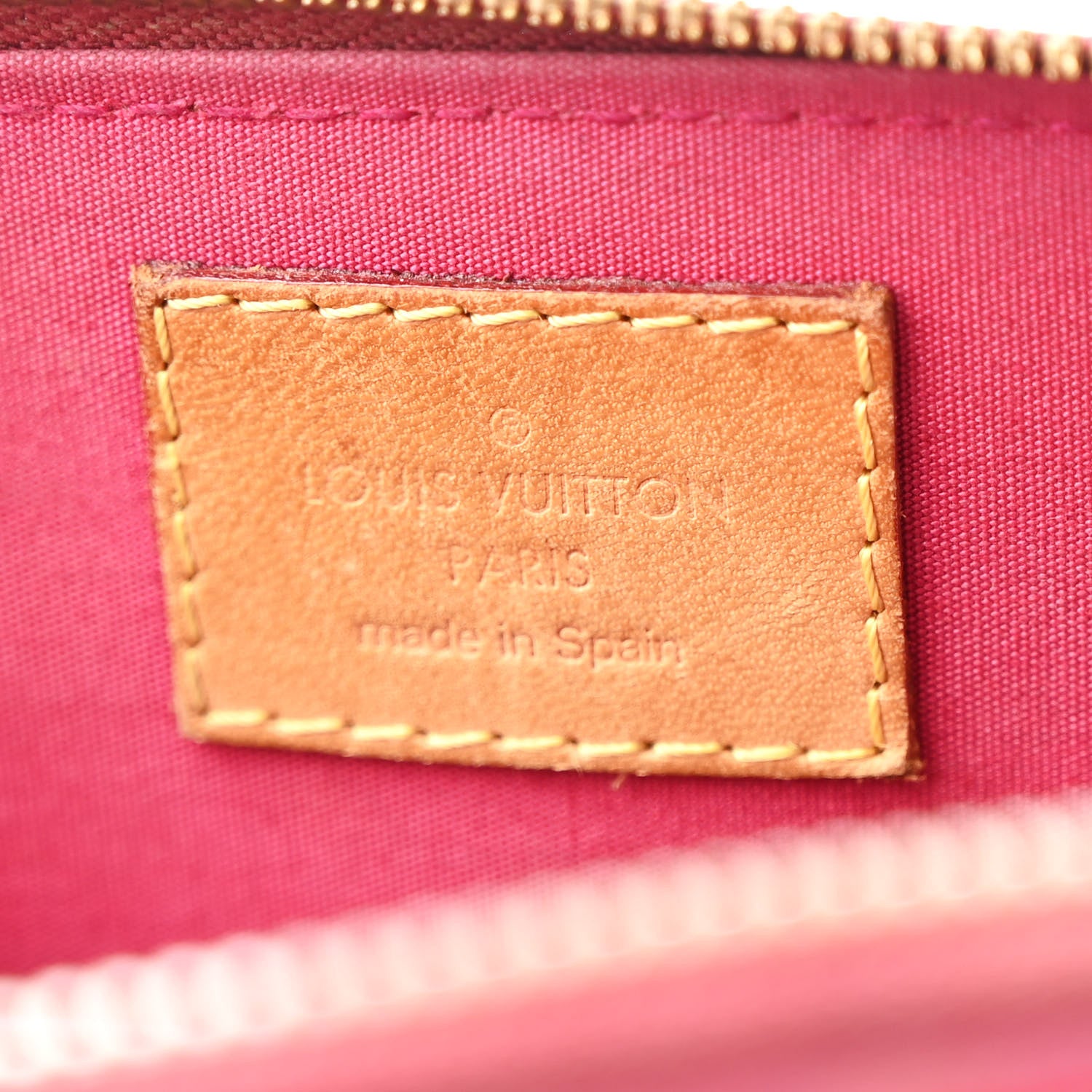 Louis Vuitton Vernis Alma BB Rose Indien 6 of 11