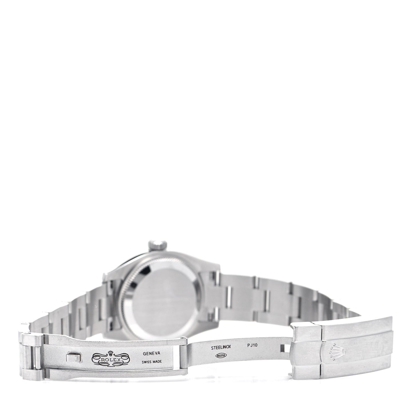 Stainless Steel 26mm Oyster Perpetual Watch Black 176200