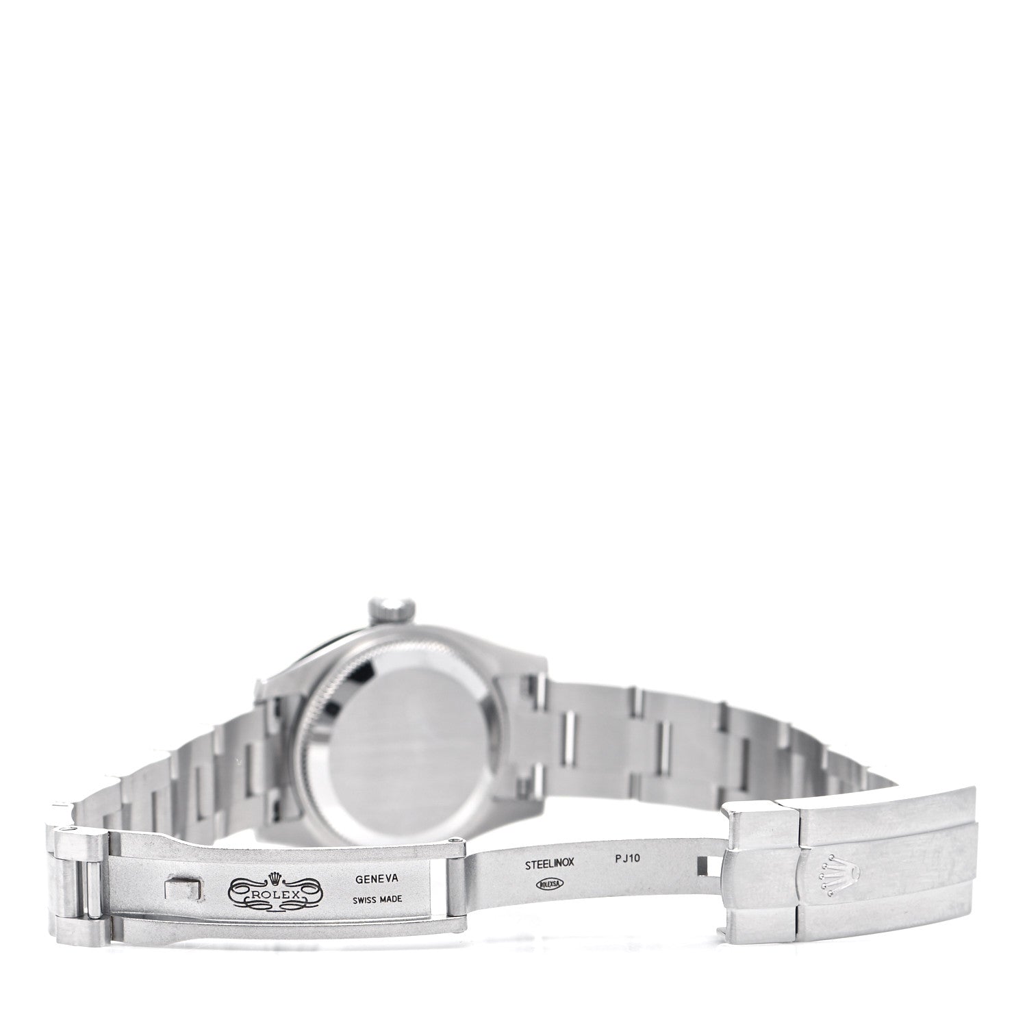 Rolex Stainless Steel 26mm Oyster Perpetual Watch Black 176200 5 of 5