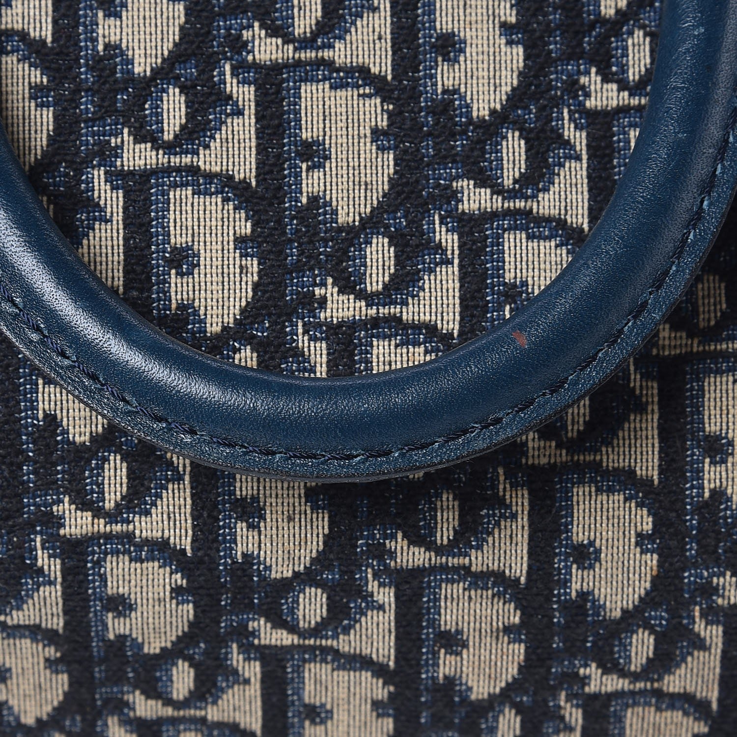 Christian Dior Monogram Boston Navy Blue 11 of 15