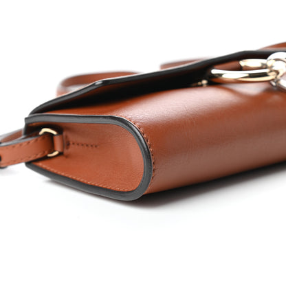 Chloe Suede Calfskin Mini Faye Shoulder Bag Tobacco 8 of 9