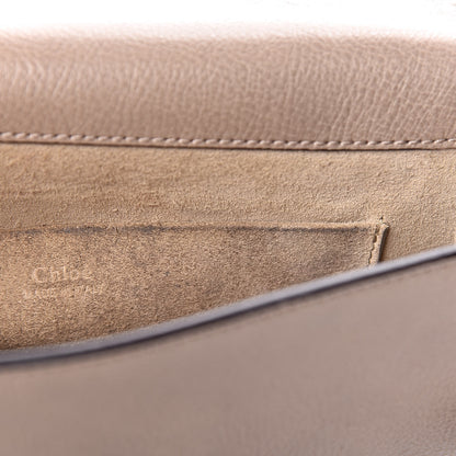 Chloe Calfskin Suede Medium Nile Bracelet Bag Motty Grey 11 of 14
