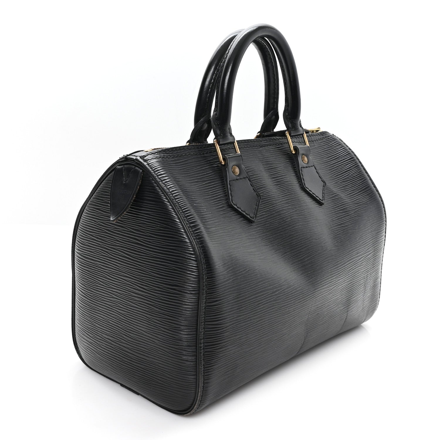Louis Vuitton Epi Speedy 25 Black 3 of 10
