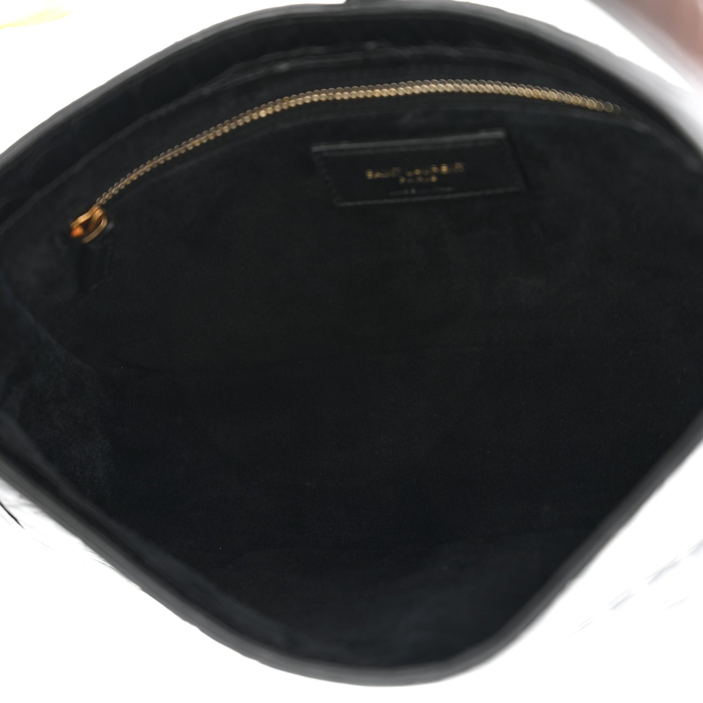 Calfskin Crocodile Embossed LE 5 A 7 Hobo Black