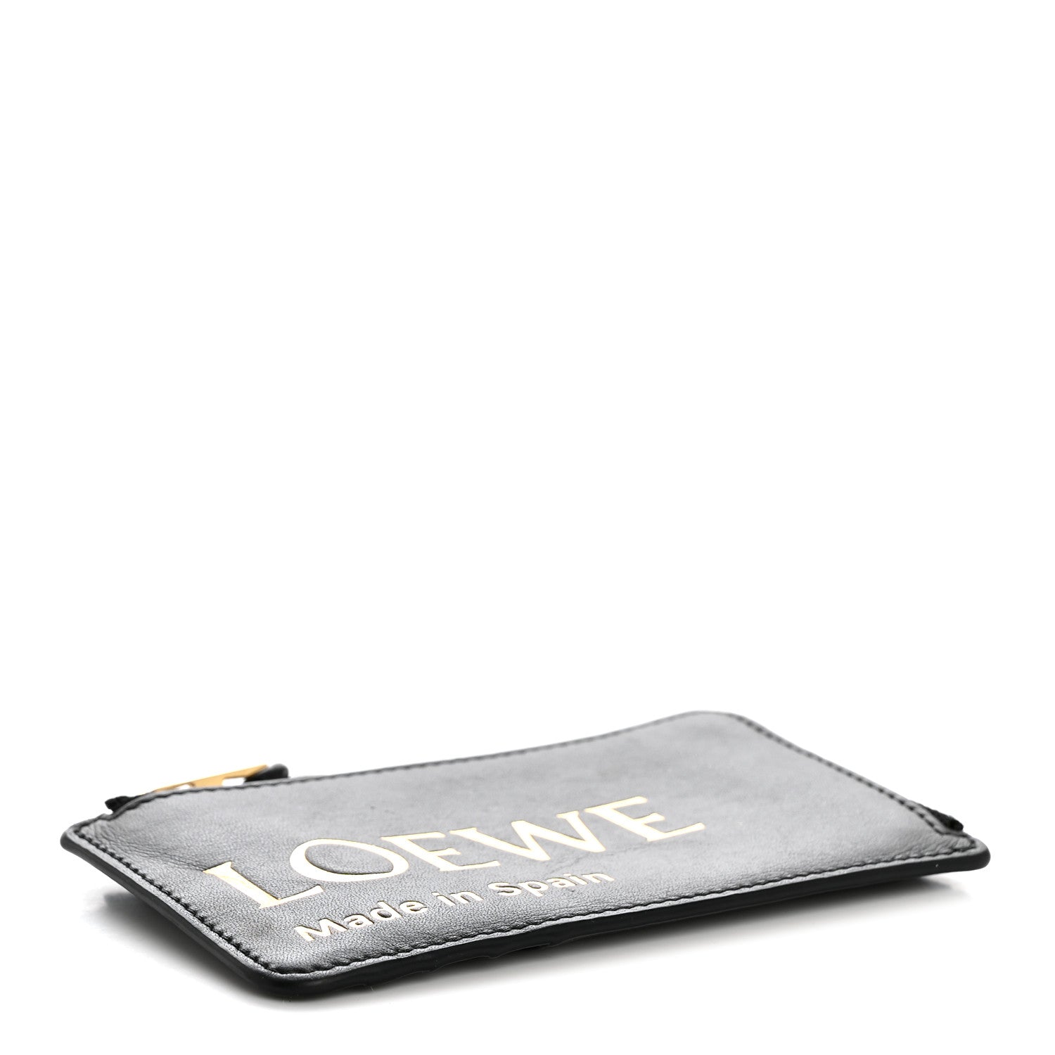 Loewe Calfskin Logo Coin Card Holder Black 4 of 7
