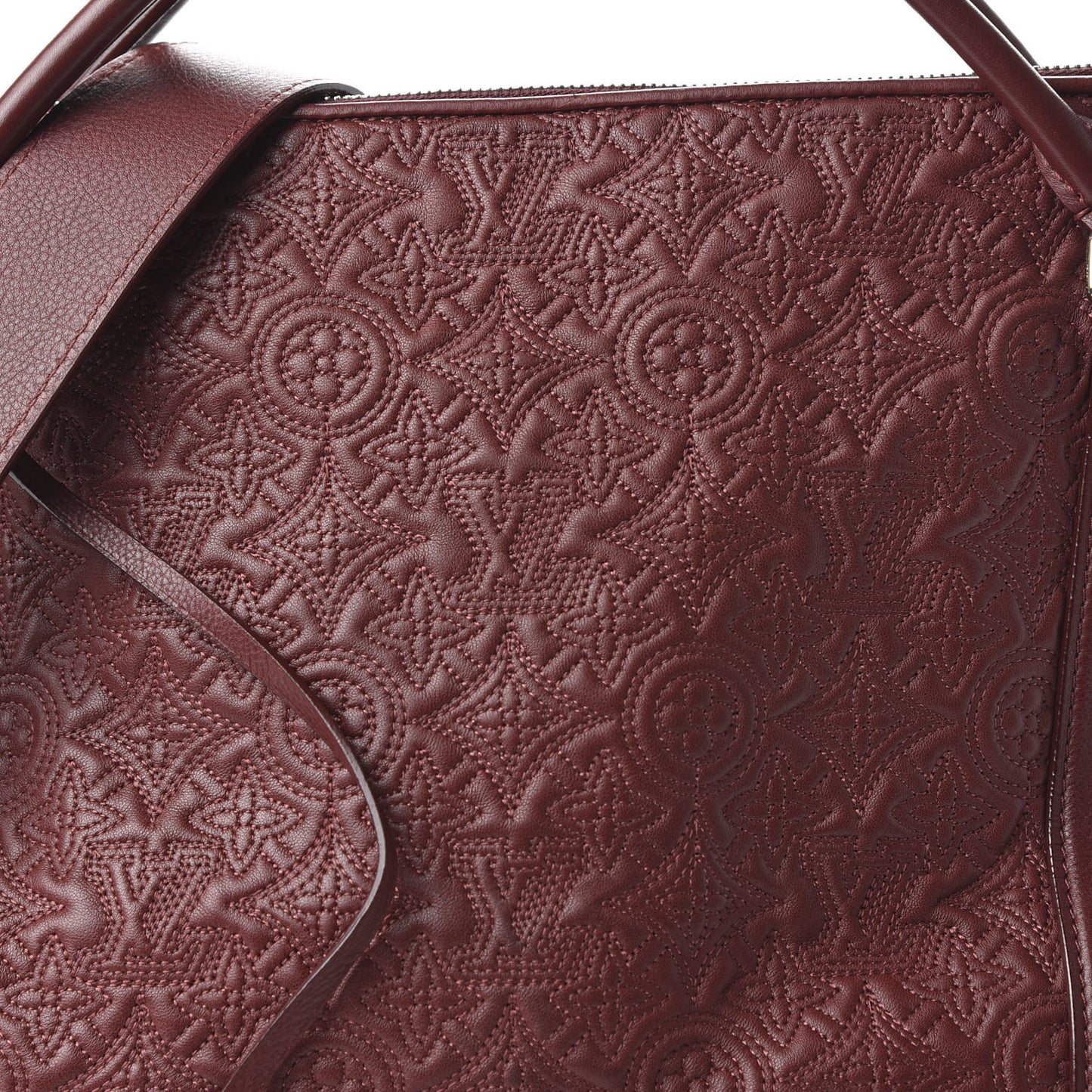 Monogram Lambskin Antheia Ixia MM Fuchsia