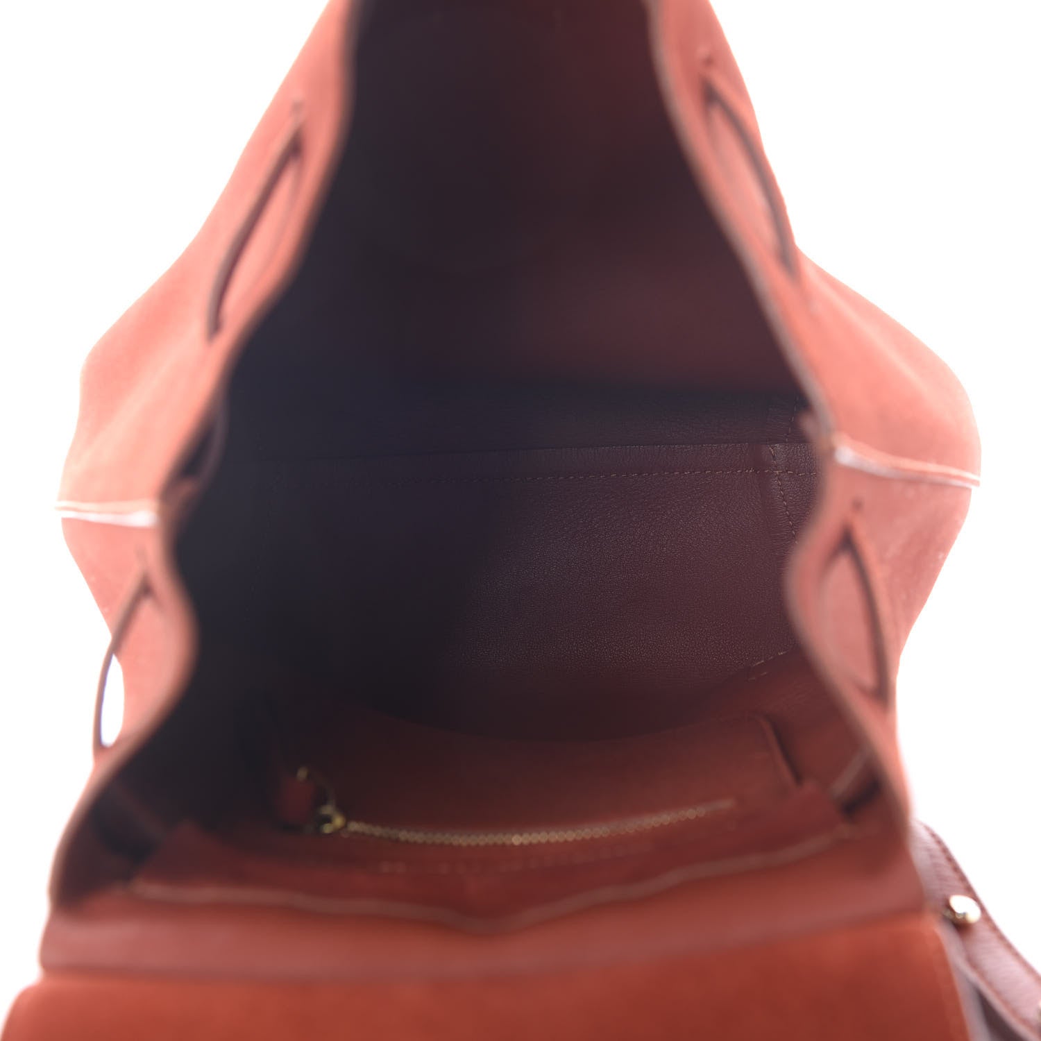 Mansur Gavriel Suede Backpack Brick 4 of 6