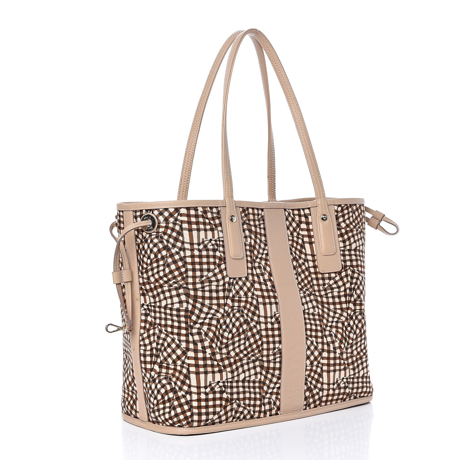 MCM Visetos Medium Liz Reversible Shopper Tote Beige 6 of 21