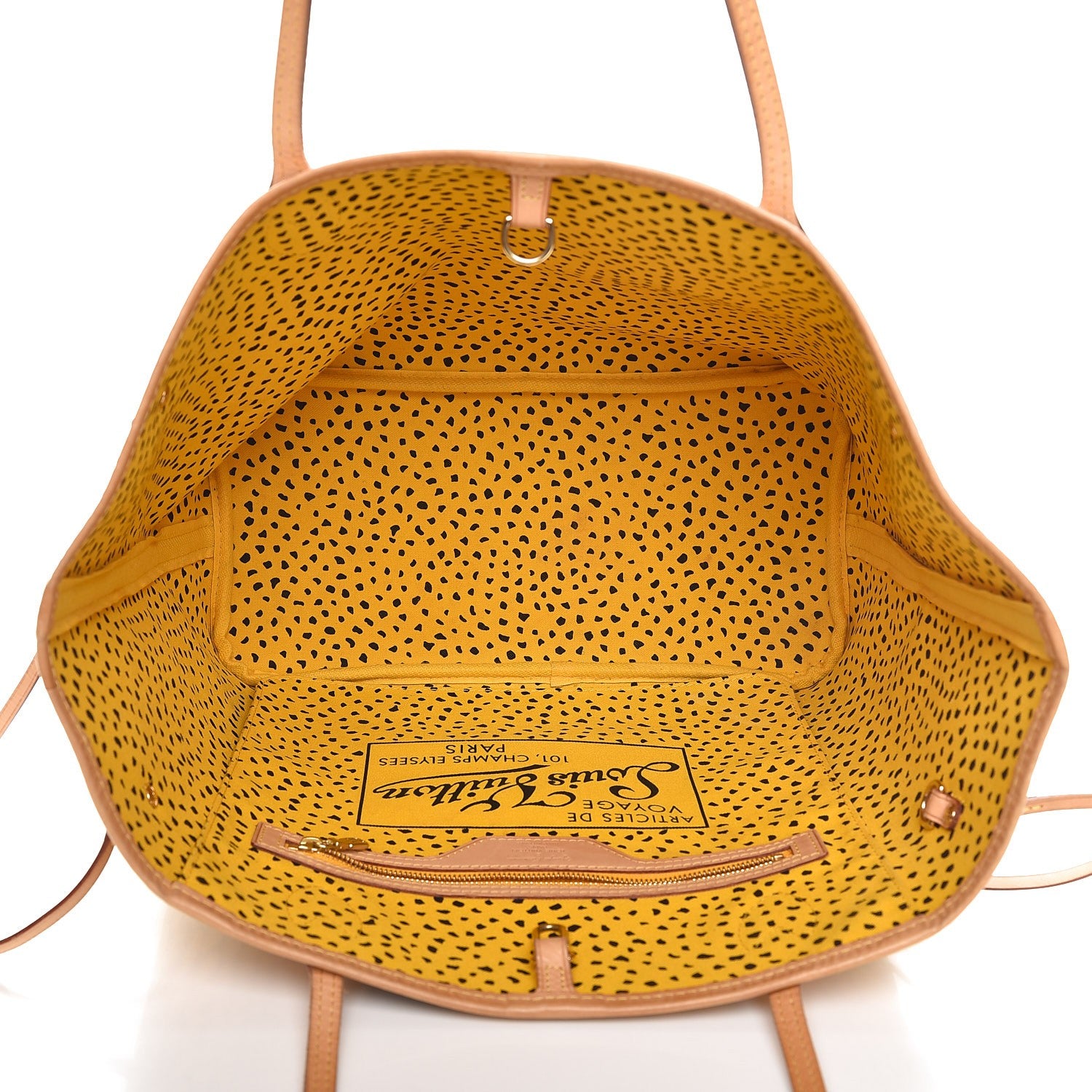 Louis Vuitton Monogram Kusama Waves Neverfull MM Yellow 5 of 11