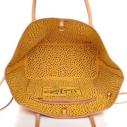 Louis Vuitton Monogram Kusama Waves Neverfull MM Yellow 5 of 11