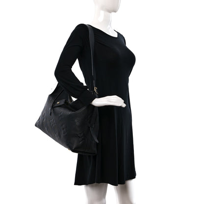 Louis Vuitton Empreinte Monogram Giant CarryAll MM Black 2 of 10