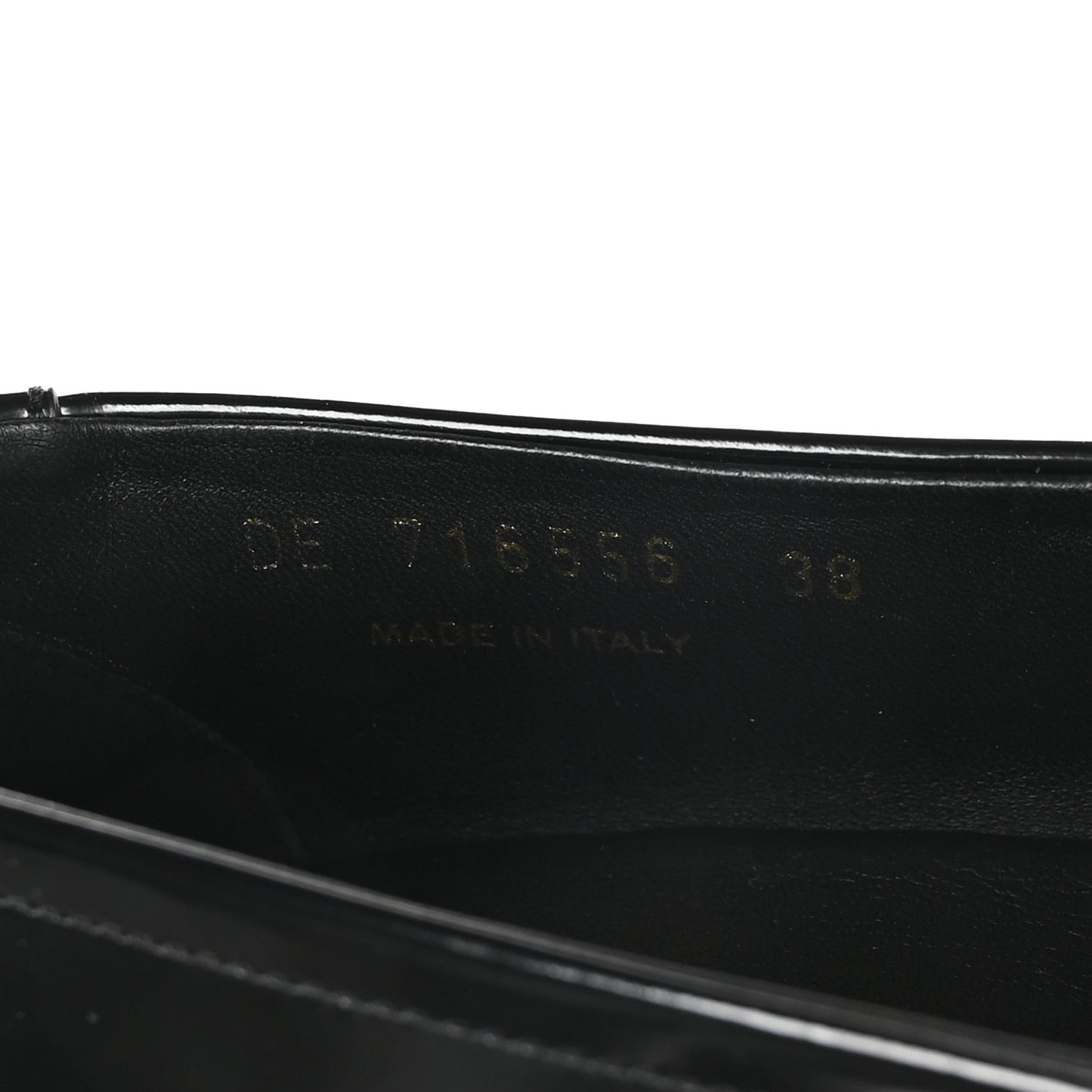 Glazed Calfskin Chunky Le Loafer Penny Slippers 38 Black