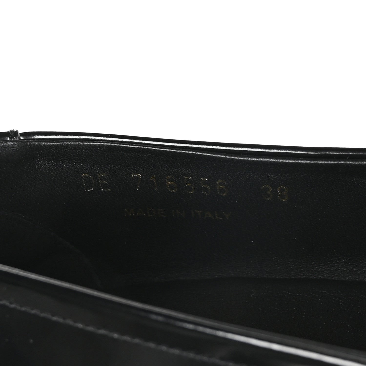 Saint Laurent Glazed Calfskin Chunky Le Loafer Penny Slippers 38 Black 7 of 8