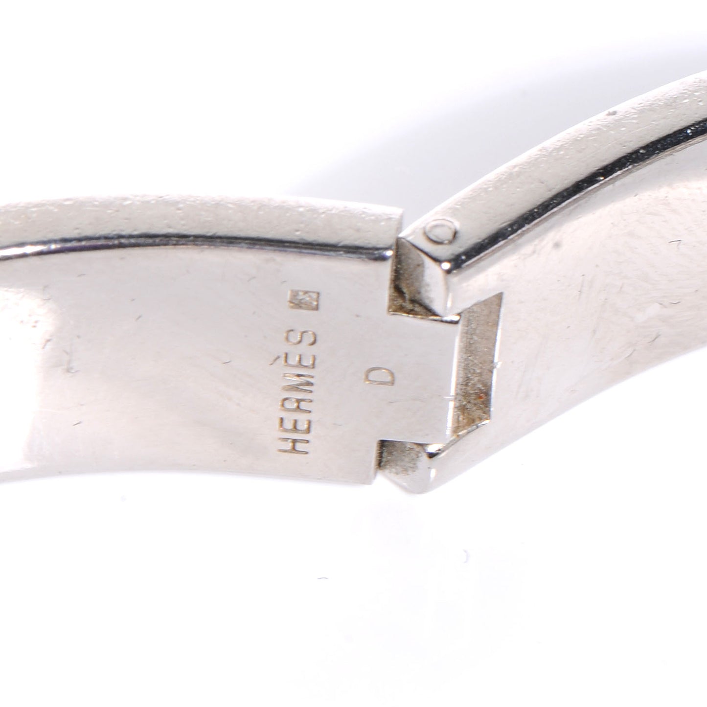 Enamel Narrow Clic Clac H Bracelet GM Craie