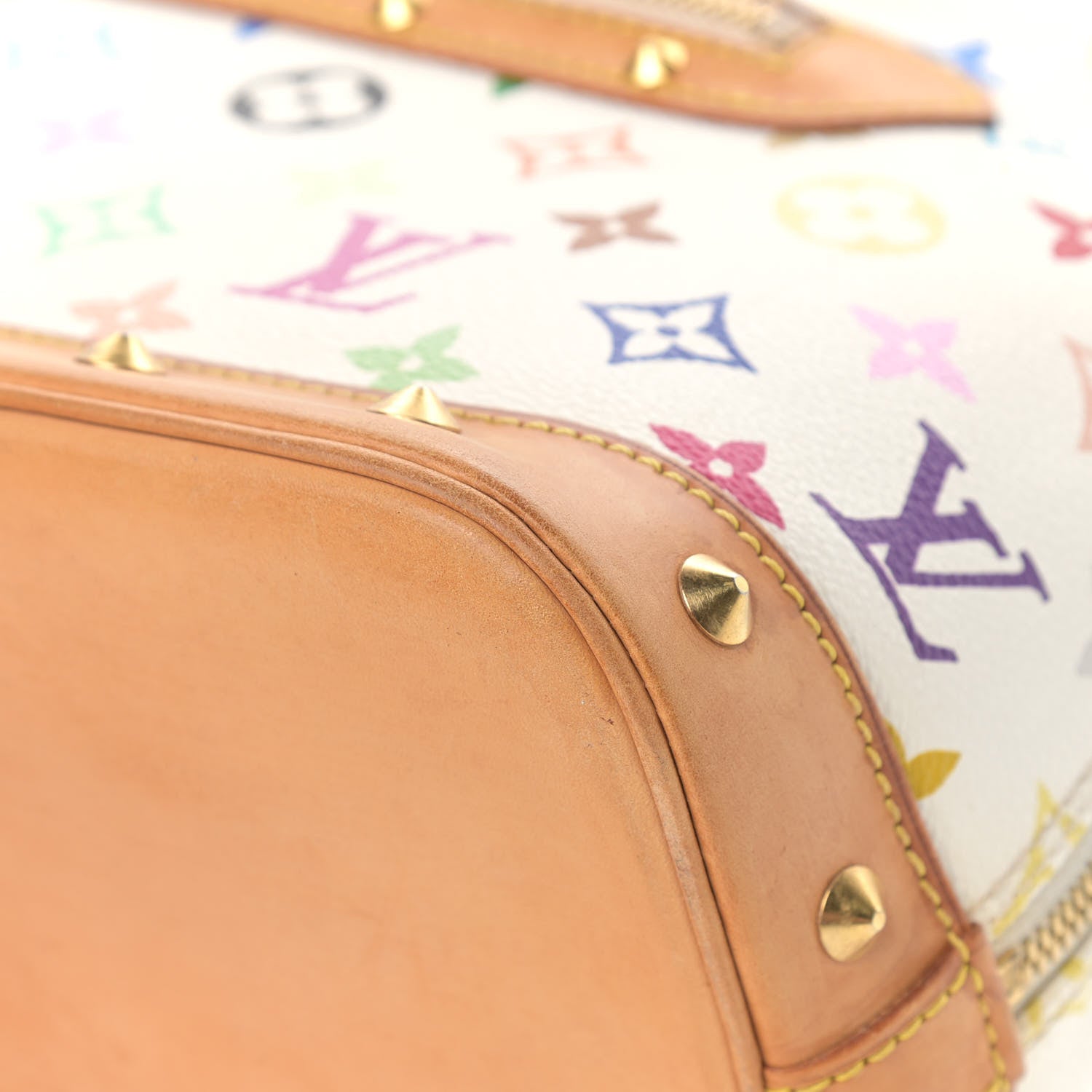 Louis Vuitton Monogram Multicolor Alma White 9 of 17