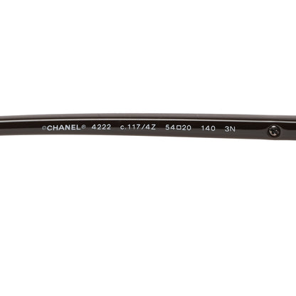 Chanel Metal Cat Eye Sunglasses 4222 Pink Gold 5 of 8