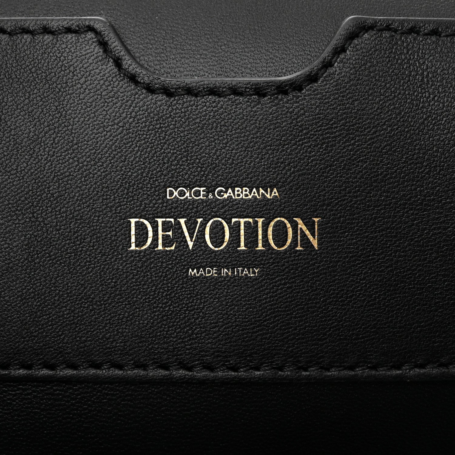 Dolce & Gabbana Nappa Quilted Devotion Bag Black 6 of 10