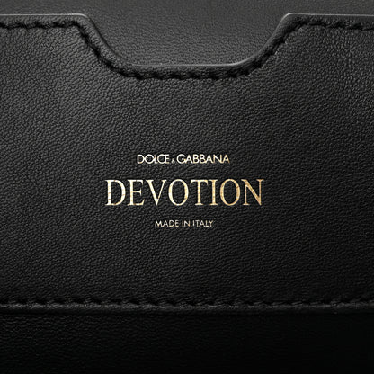 Dolce & Gabbana Nappa Quilted Devotion Bag Black 6 of 10
