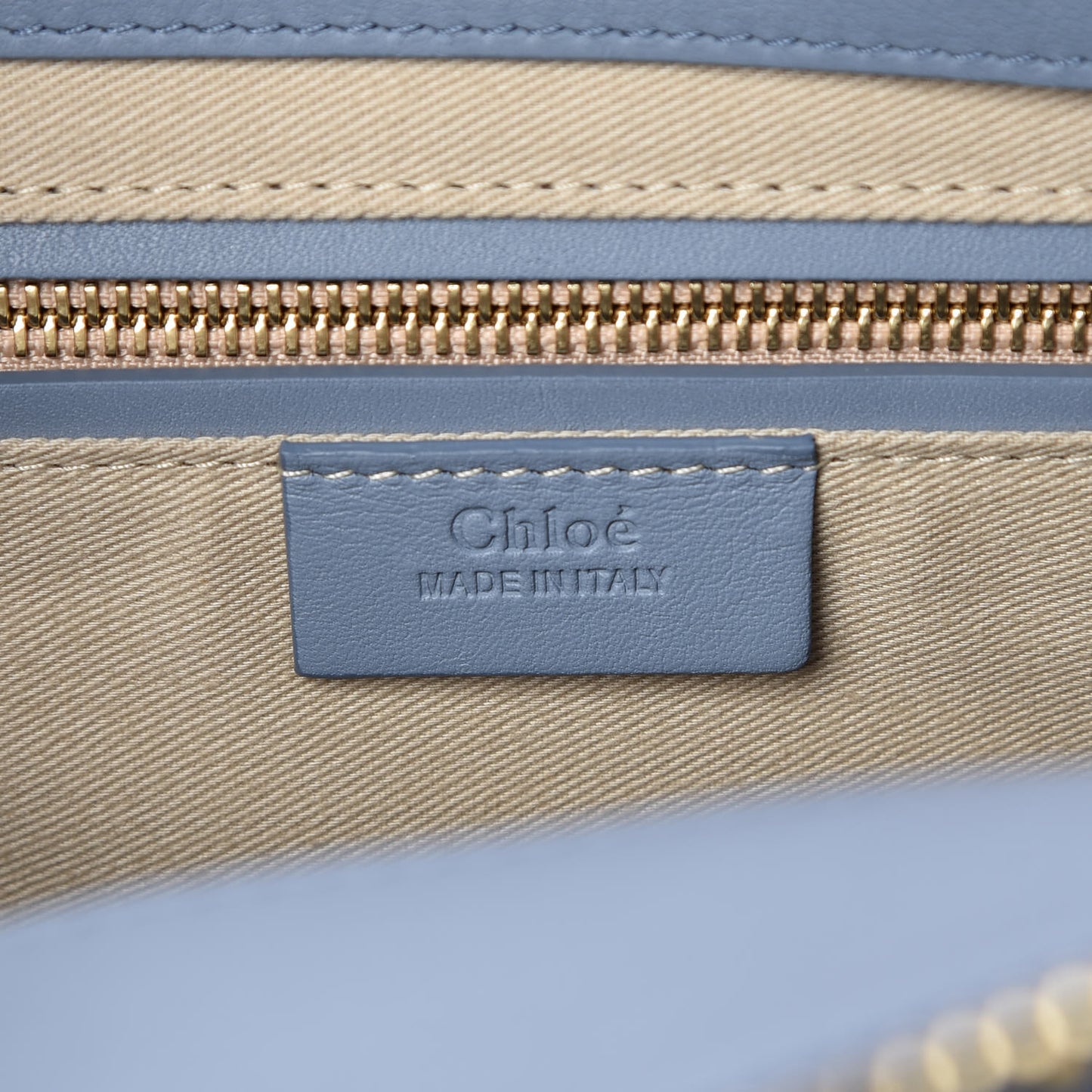 Calfskin Suede Medium Roy Bag Washed Blue