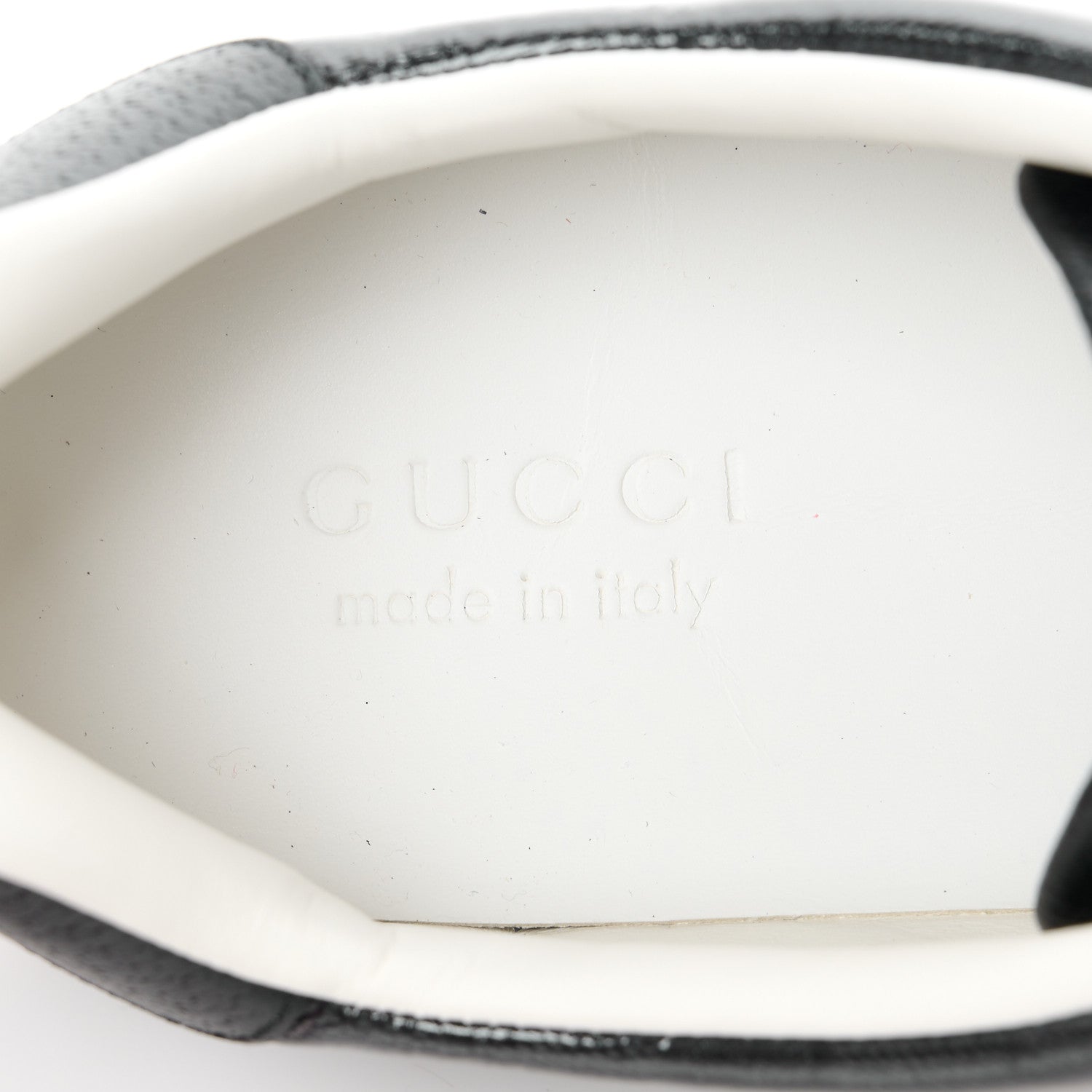Gucci Crystal GG Monogram Web Mens New Ace Sneakers 8.5 Black 7 of 9