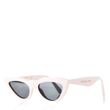 Celine Acetate Cat Eye Sunglasses CL40019I Ivory 1 of 7