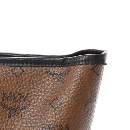 MCM Visetos Dog Bone Shopper Tote Brown 10 of 11