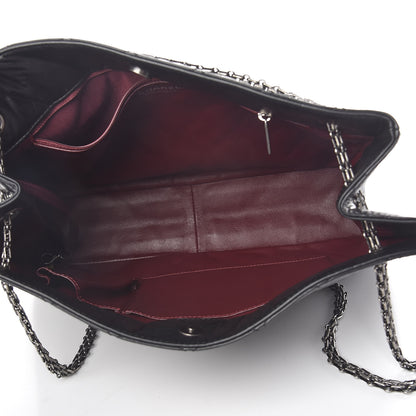 Chanel Aged Calfskin Quilted Reissue 2.55 Tote Black 5 of 10