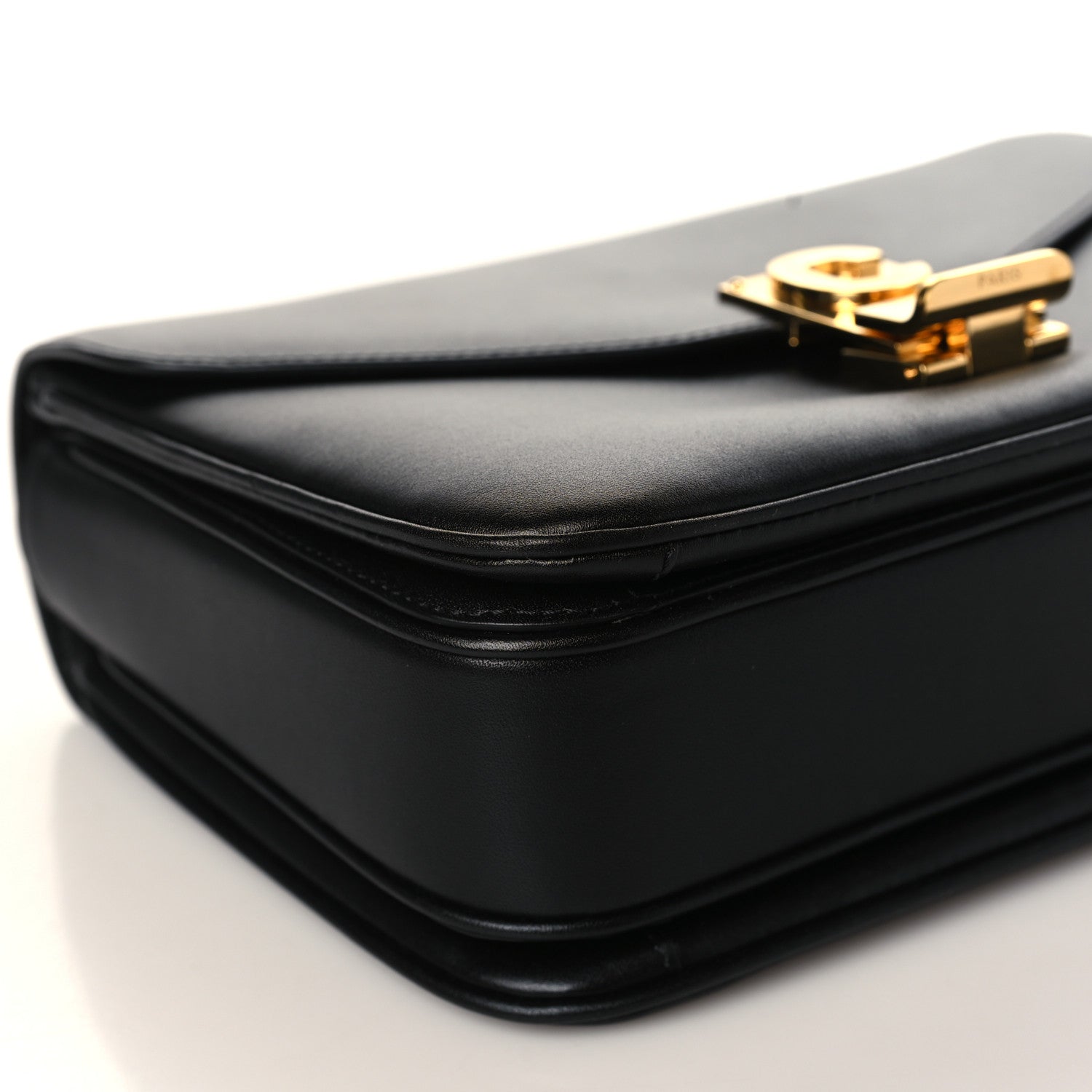 Celine Shiny Calfskin Medium C Bag Black 7 of 8