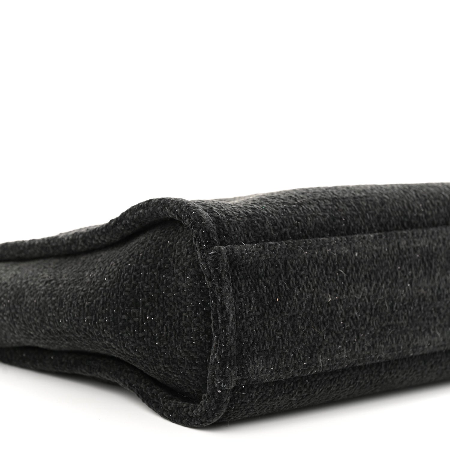 Chanel Lurex Boucle Mini Deauville Tote Black 9 of 10