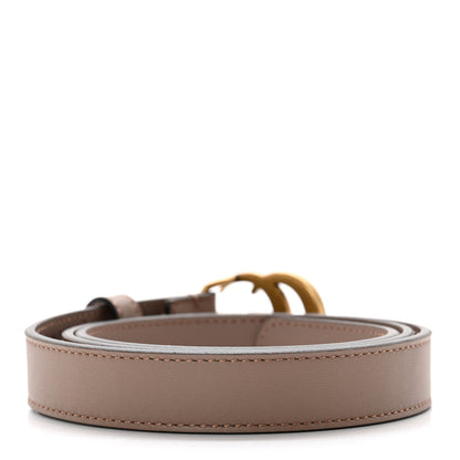 Gucci Calfskin Double G 20mm Belt 75 30 Porcelain Rose 2 of 5