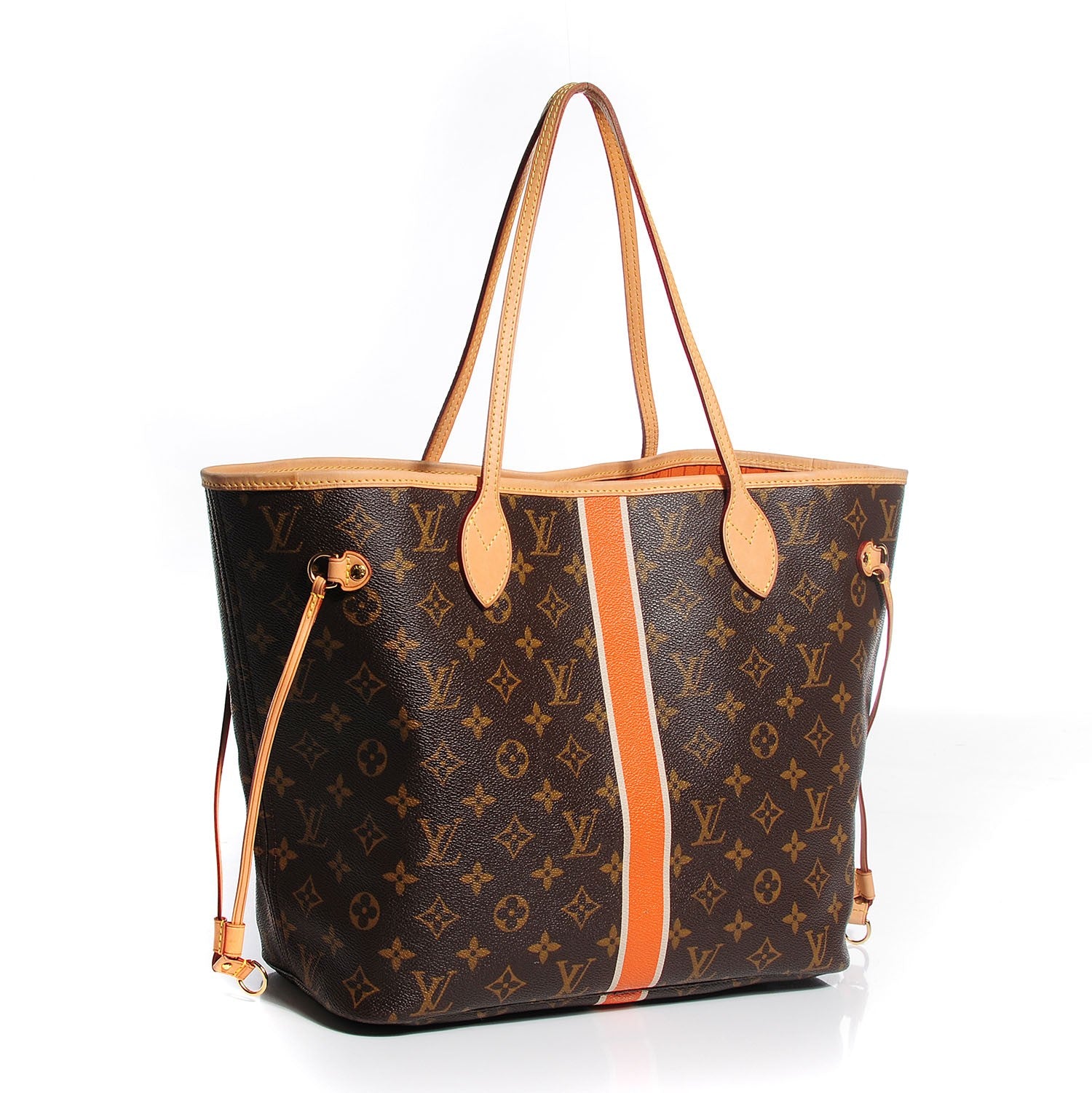Louis Vuitton Monogram My LV Heritage Neverfull MM Orange Ivory 3 of 7