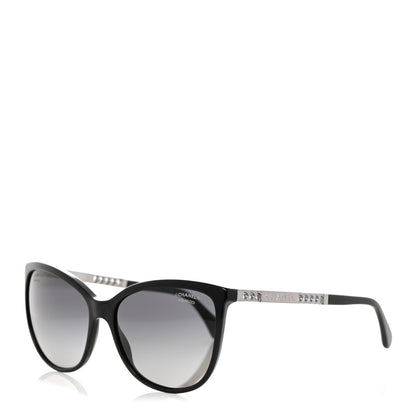 Chanel Chain Polarized Sunglasses 5352-A Black 1 of 8