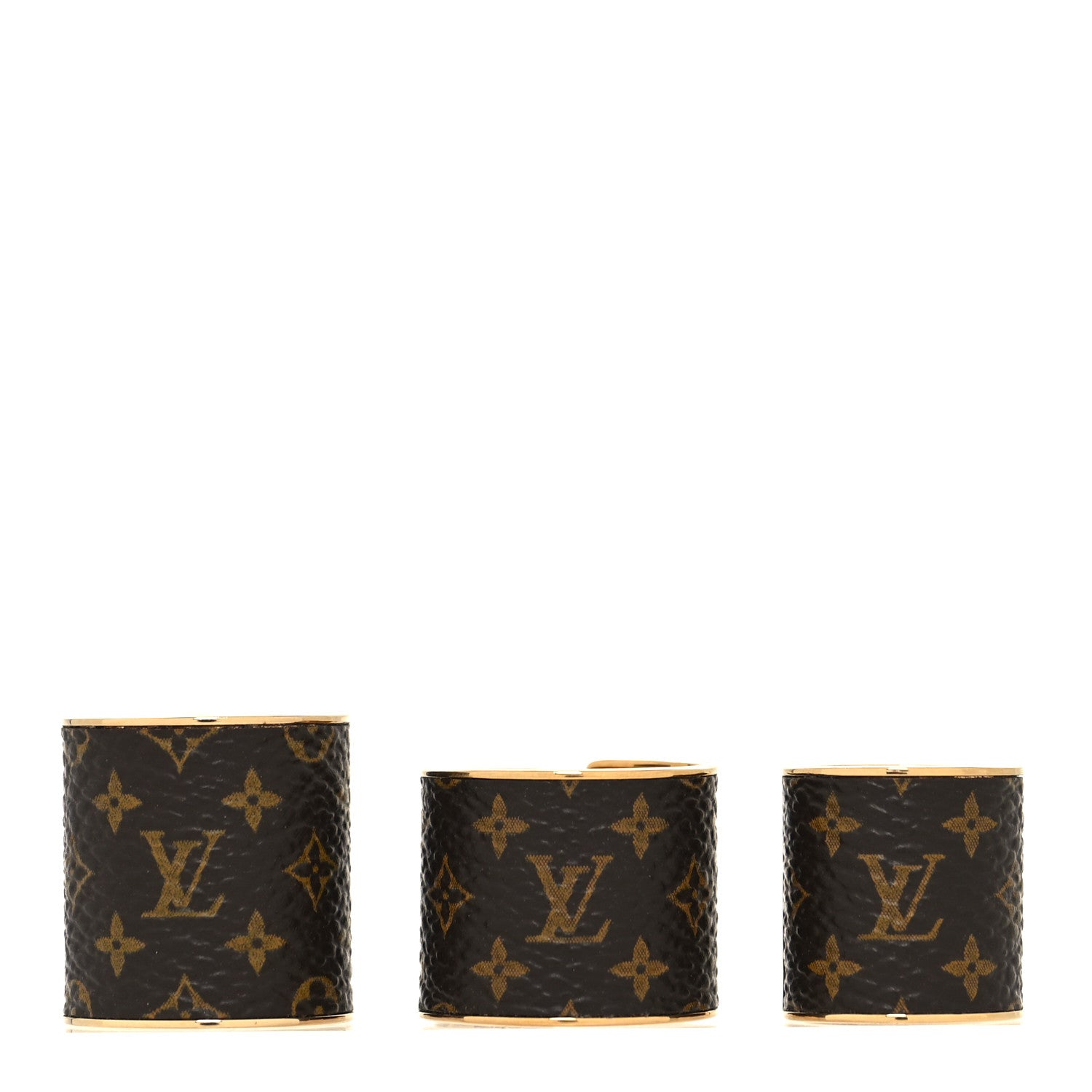 Louis Vuitton Monogram Skin 3 Ring Set M 1 of 6